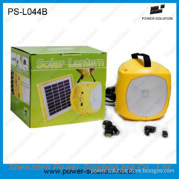 Solar powered desk lamp for emergency lighting when power-cuts